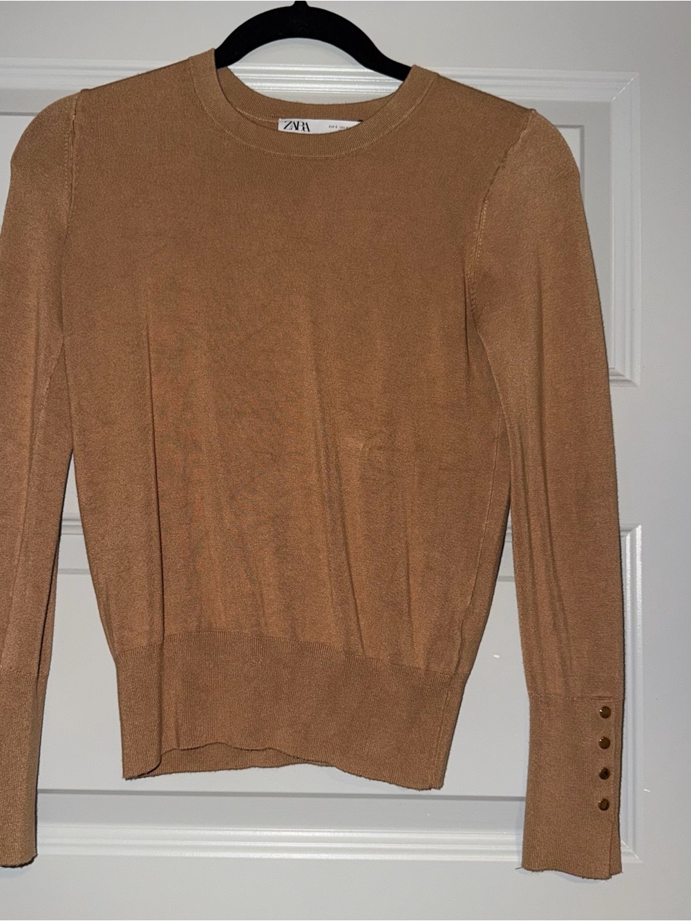 Classic Camel Crewneck Sweater
